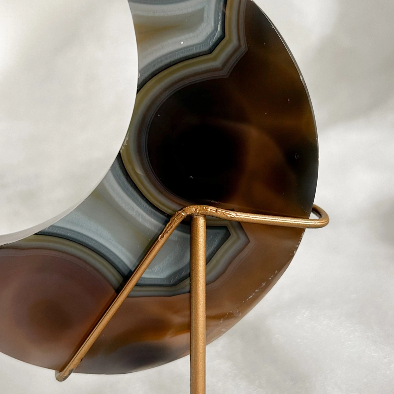 mezzaluna in Agata naturale